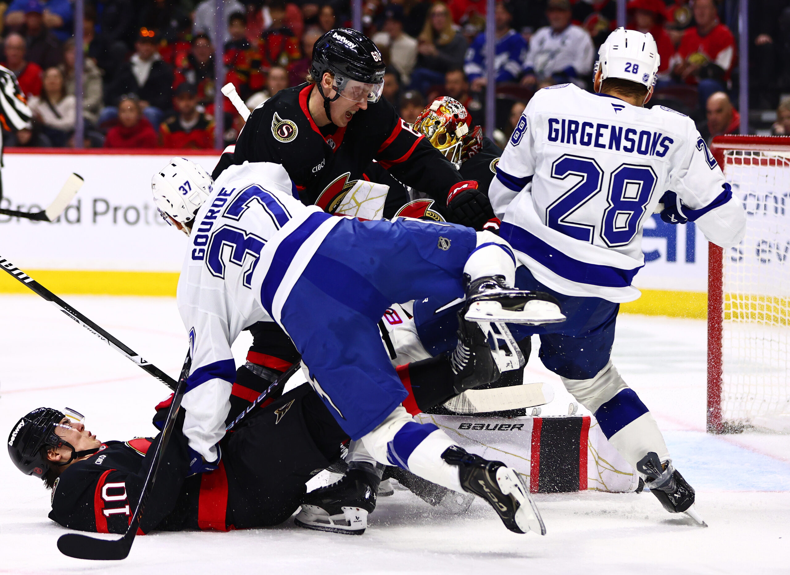 A depleted Lightning team lose steam in third, game to Senators, 6-2